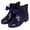 Blue, variant on Women Booties, Ladies Bowknot Short Ankle Rain Boots Lightweight Chelsea Rainboots Shoes Outdoor Waterproof Booties Garden Shoes