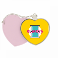 thumbnail image 1 of Amante amor el único romance Bolsa de viaje Mirror maquillaje corazón rosa, 1 of 4