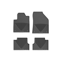 WeatherTech All-Weather Floor Mats compatible with 2015-2015 Jeep Cherokee - 1st & 2nd Row, Black