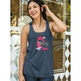 thumbnail image 2 of Mothers Day Mom Silhouette Racerback Tank Women -Image by Shutterstock, Female XX-Large, 2 of 4