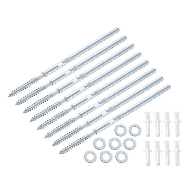 8 Pcs Soportes para Estantes Flotantes de Metal Soportes Ocultos para Estantes 8 x 150mm(0.3 x 5.9 Pulgadas) Soportes Invisibles para Estantes