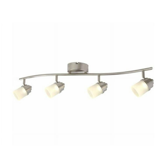 Hampton Bay 2.6 ft. Brushed Nickel Integrated LED Track Lighting HBT102527A-35