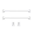 thumbnail image 1 of Chok 2 Pieces Adjustable Curtain Rod Extendable Bars Pole Without Drilling Hanging Rods Self Adhesive for Home Bathroom Hotel, 1 of 7
