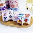 thumbnail image 3 of Cartoon Animal Sanrio Roll Sticker Cartoon Cute High Color Value Hand Account Decoration Sealing Sticker Student Tape, 3 of 5