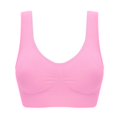 thumbnail image 3 of 3 Pack Women's Sports Bra Wirefree Padded Push Up Yoga Bras Seamless Comfortable Plus Size Bra S-6XL, 3 of 7