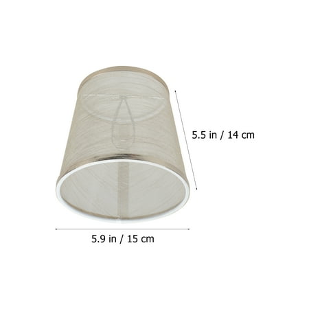 

NICEXMAS 3 Pcs Cloth Bubble Type Lamp Shade Gauze Transarent Lampshade Ceiling Lamp Cover Light Accessory for Home (Golden)