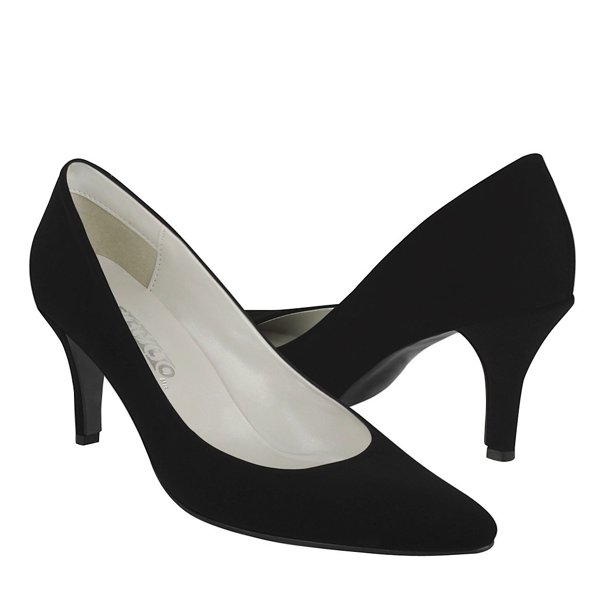 Stylo Zapatos Dama Vestir 802 Suede Negro Stylo 802