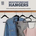 thumbnail image 3 of 10pack Non-slip Velvet Hangers Thin Flocked Felt Hangers Flocking Velvet Hangers, 3 of 3