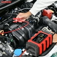 thumbnail image 3 of HUSGW 12V6A car and motorcycle battery charger color screen lead-acid lithium battery universal black red, 3 of 10