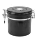 thumbnail image 4 of Almacenamiento de granos de café Recipiente hermético de acero inoxidable Café con cuchara de 30 ml Recipiente de café con seguimiento de fecha para tienda 1,2 L Negro, 4 of 14