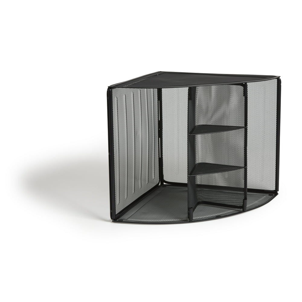 TRU RED 4 Compartment Wire Mesh Corner Organizer TR57976CC