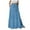 Blue, variant on YDFCWXW Long Skirts for Women Trendy Elastic Waist Flowy Summer Ankle Length Boho Flared A Line Maxi Skirt Green, S