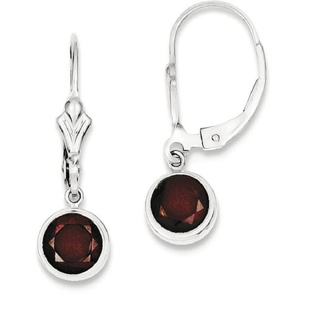 Ice Carats 925 Sterling Silver Red Garnet Leverback Earrings Lever Ice Carats 925 Sterling Silver Red Garnet Leverback Earrings Lever Back Drop Dangle Fine Jewelry Ideal