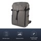 thumbnail image 4 of Mochila para casco de moto, mochila de 20 a 35l de gran capacidad a prueba de salpicaduras con múltiples compartimentos mochila de viaje ligera y para hombre negros, 4 of 7