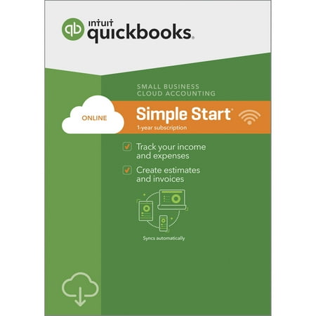 Intuit QuickBooks Online Simple Start 2019 (Email