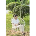 thumbnail image 2 of Round Hanging Hammock Cotton Rope Macrame Swing Chair for Indoor and Outdoor, 2 of 5