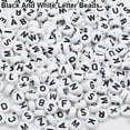 thumbnail image 1 of 100 Pcs Spacer Acrylic Beads Cube Alphabet Letter Bracelet Jewelry Making DIY, 1 of 7