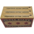 thumbnail image 3 of HTYSUPPLY, Three Stars Safety Matches, 3 Pack, Strike-On-Box, 3 of 8