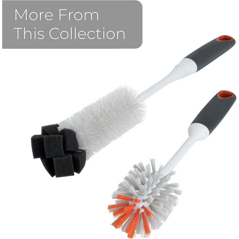 3 Piece Bottle Brush Set by OXO Good Grips :: includes 3 brushes with  durable bristles and soft, non-slip handles