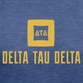 thumbnail image 3 of CafePress - Delta Tau Delta Gold Stacked Signature T Shirt - Womens Tri-blend T-Shirt, 3 of 4