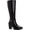 Black, variant on Giani Bernini Women's Rozario Leather Almond Toe Knee High Fashion Boots Black Size 7.5M