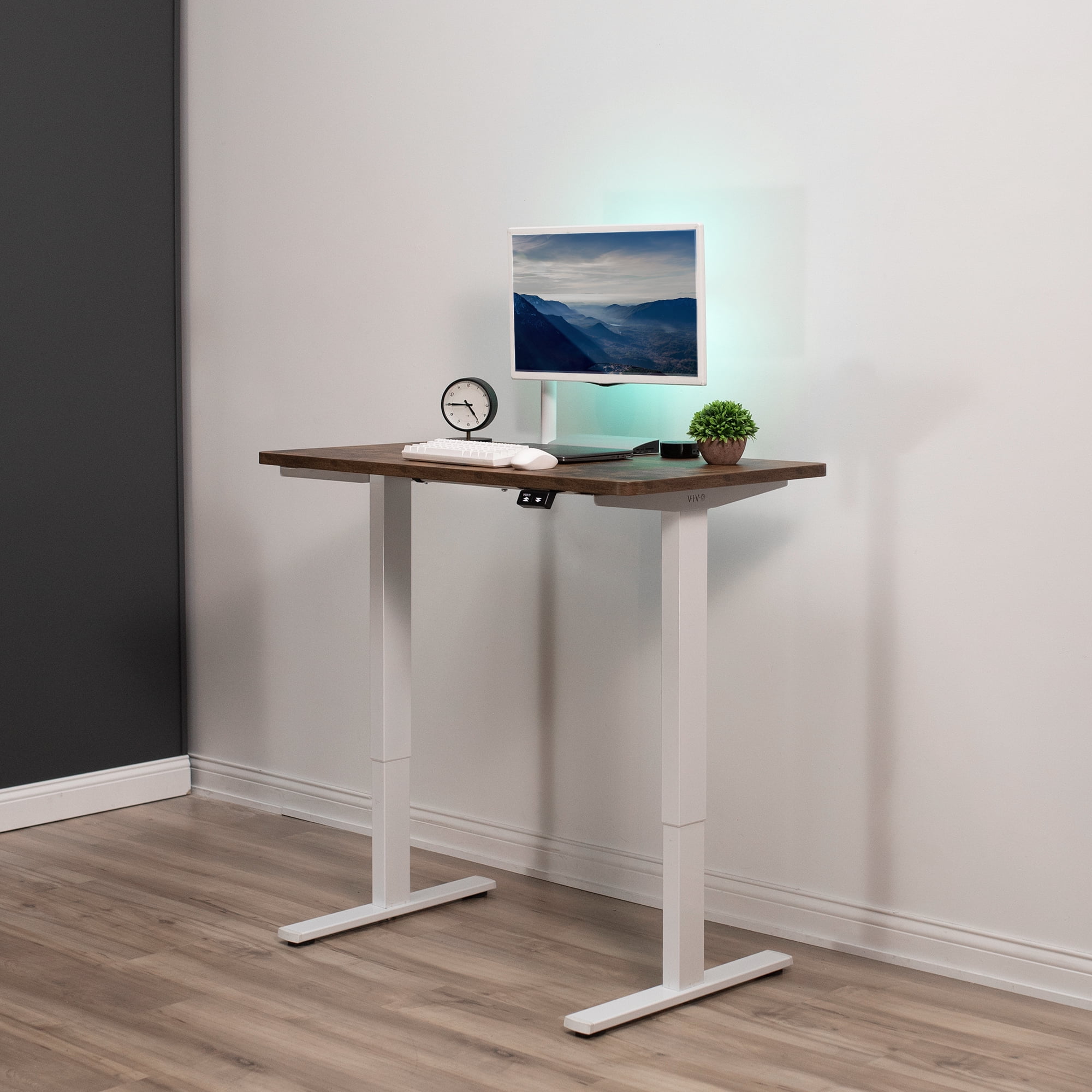 VIVO White 43 x 24 inch Universal Table Top for Sit to Stand Desk