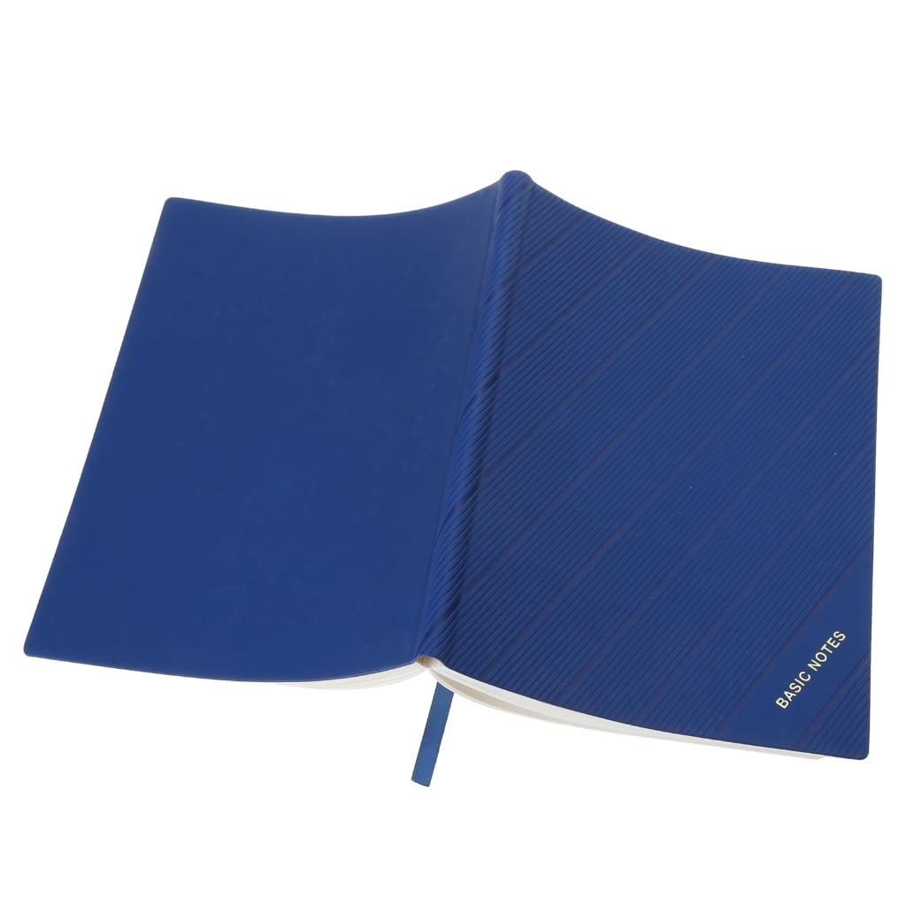 Jesscasday Premium PU Leather Notebook A5 Business Notepad Lined Page Thick Paper 128 Sheet