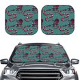 thumbnail image 2 of Vsdgher Snake And Rose Print Car Windshield Sun Shade, Reflective Sunshade Window Sunshade Sun Visor Protector Fit for Cars,Trucks,SUVs-Small, 2 of 6