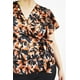 thumbnail image 4 of Blusa manga mariposa Roman Fashion /Tallas Extras, 1840 (Negro) negro 42, 4 of 7