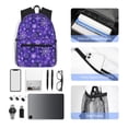 thumbnail image 6 of Lsque New Year Snowflakes Classic Casual Backpack - Large Capacity Water-Resistant Backpack for School, Work, Travel, and Outdoor Activities, 6 of 8