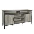 thumbnail image 2 of Wood Farmhouse Barn Door TV Stand for 65" TVs, Entertainment Center Media Console TV Cabinet, 2 of 8