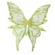 thumbnail image 3 of Alas de mariposa para elfo, ideales para usar en fiestas de disfraces de niños y adultos. Verde, 3 of 9