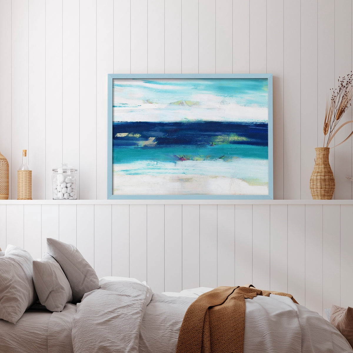 Above Us Only Sky by Judith Shapiro - Restickable Framed Giclée Print