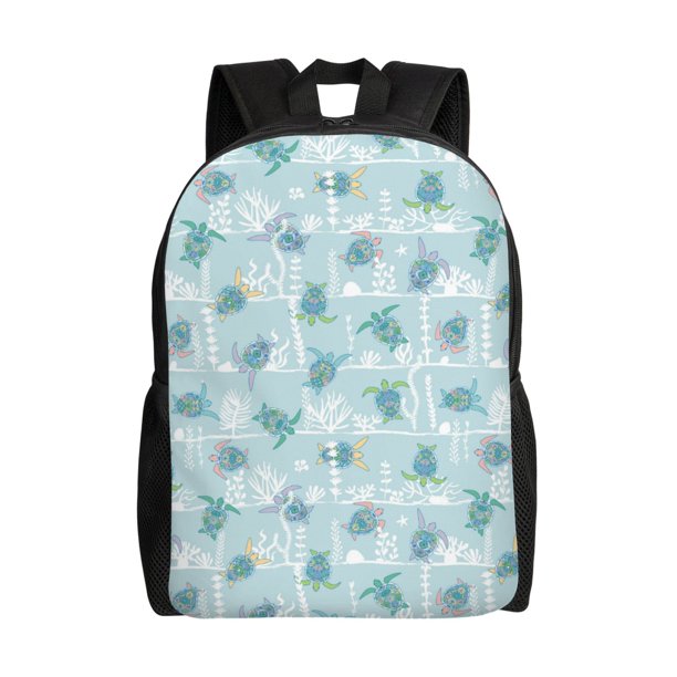 Balery Sea Turtle Mochila - Mochila Estilosa y Duradera para Laptop de 15 Pulgadas con Tela Oxford Impermeable