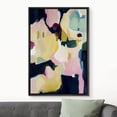thumbnail image 3 of IDEA4WALL Framed Canvas Print Retro Colorful Palette Paint Stroke Landscape Abstract Wall Art Modern Artwork Decor Bohemian Relax/Zen for Living Room, Bedroom - Black 24"x36", 3 of 5