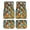80s 90s Hippie Daisy Flower, variant on XYZCANDO Vintage Floral Giraffe Print Floor Mats Full Set for Car Front & Rear Non-Slip Car Carpet Automotive Decoration Vehicle Auto Carpets Rugs Universal Fit Most Car Sedan SUVs