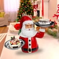 thumbnail image 4 of Soporte para golosinas de muñeco de nieve navideño, soporte para golosinas de muñeco de nieve navideño, bandeja para sujetar a Papá Noel, frutero, características de vanguardia, 4 of 7