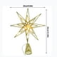 thumbnail image 3 of Estrella de Cinco Puntas Decorativa de Navidad, Lámpara de Hierro, Estrella Luminosa para Árbol de Navidad con 20 Luces, 3 of 7