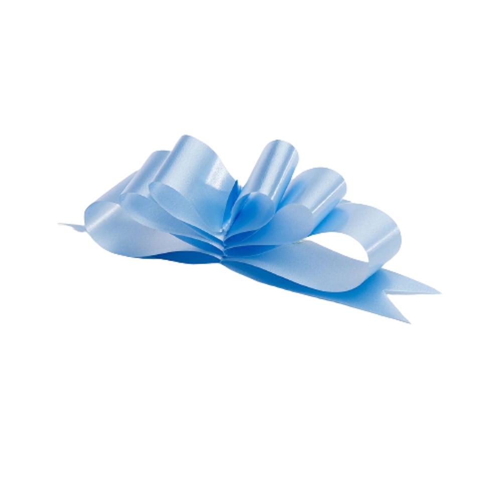 Moño Decoracion Liso Abánico Azul Mediano 50 Pzas Janel | Walmart en línea