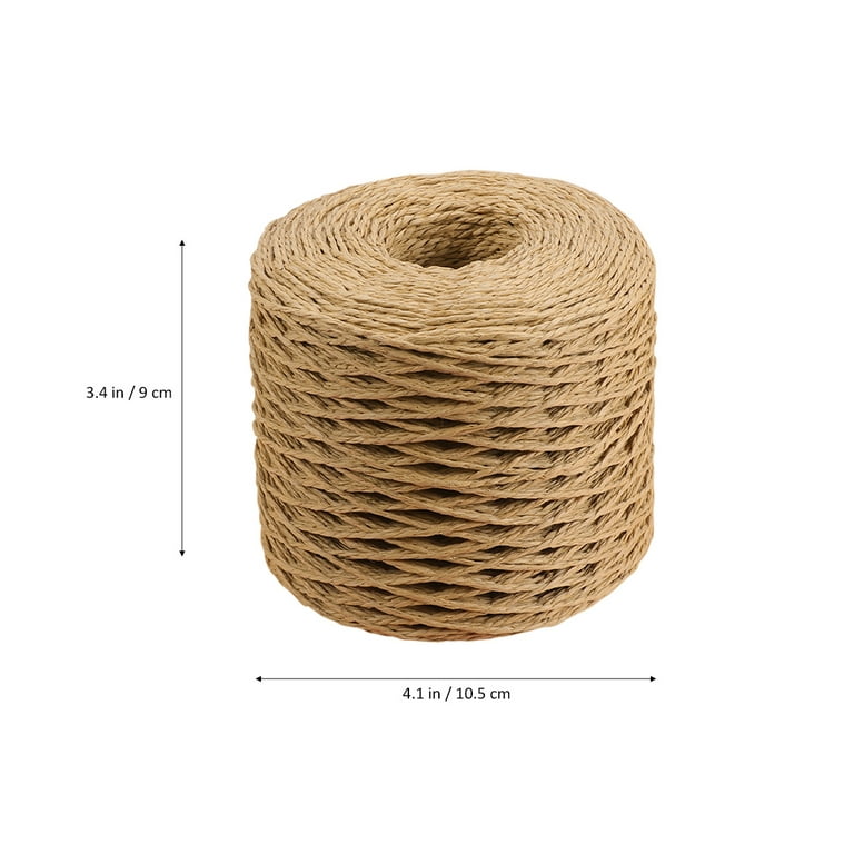 Jute Twine - 2 Ply Brown Roll 338' Jute Twine for Crafts - Soft Yet Strong Natural Jute String, Burlap String, Wrapping, Packing Materials