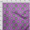 thumbnail image 3 of oneOone Velvet Purple Fabric Asian Block Craft Project Decor Fabric Printed by The Yard 58 Inche Wide-6803, 3 of 4