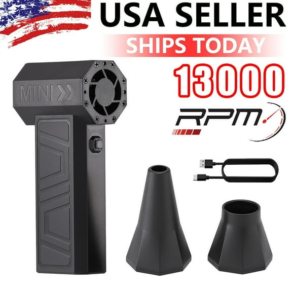 CURUK 130000RPM Turbo Blower Rechargeable Fan Violent Turbofan Brushless Motor Mini Dust Blower