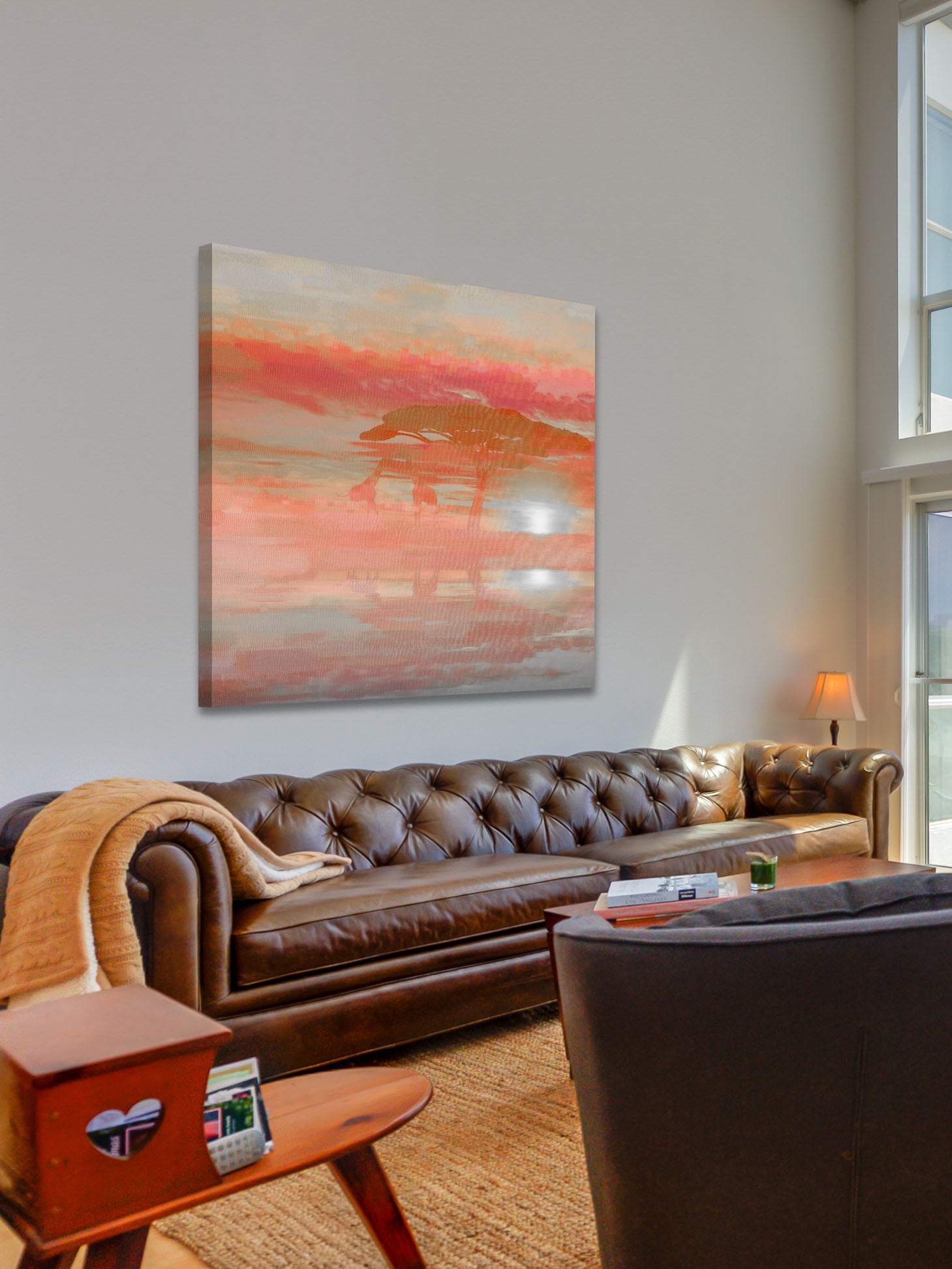 Parvez Taj "Gentle Giants" Print on Canvas