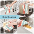 thumbnail image 2 of Yayeee 6 Pack Kitchen Dish Cloths for Washing Dishes Soft Absorbent Microfiber Towels, Light Blue Pattern, 2 of 9