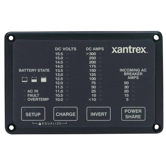 Xantrex Power Inverter Remote Control 84-2056-01 For Connecting Freedom 458 Series Inverter; No Display; With LED Indicator/Push Button Switch/25 Foot Length Data Cable