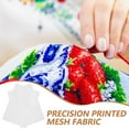 thumbnail image 3 of OULII 2 Sheets Cross Stitching Fabric Polyester Cotton White for Craft Projects Experienced Crafters, 3 of 8