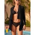 thumbnail image 4 of Charmo Open Swim Cover Up Long Sleeve Beachwear UPF 50+ Removable Rash Guard, 4 of 8