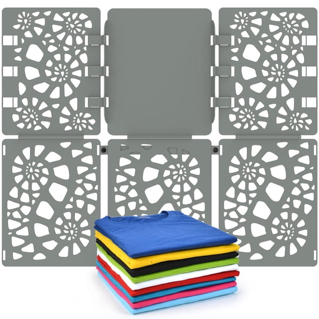 Caja de cartón plegable para camisas Legend V2, plástico duradero, color gris