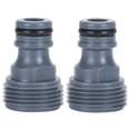 thumbnail image 2 of Quick Connector,2Pcs Quick Connector Nipple Tap Nipple Irrigation Supplies Top-Notch Performance, 2 of 14