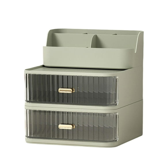 Transparent Rectangular Compartments Makeup Vanity (Second Floor) Ultimate Bathroom Vanity Storage